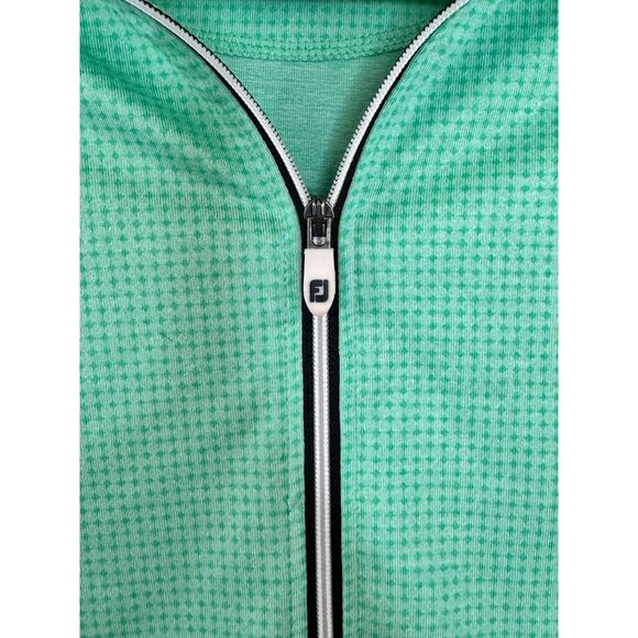 Women’s Mint Green Quarter Zip Golf Pullover Performance Athleisure Top - Picture 7 of 8